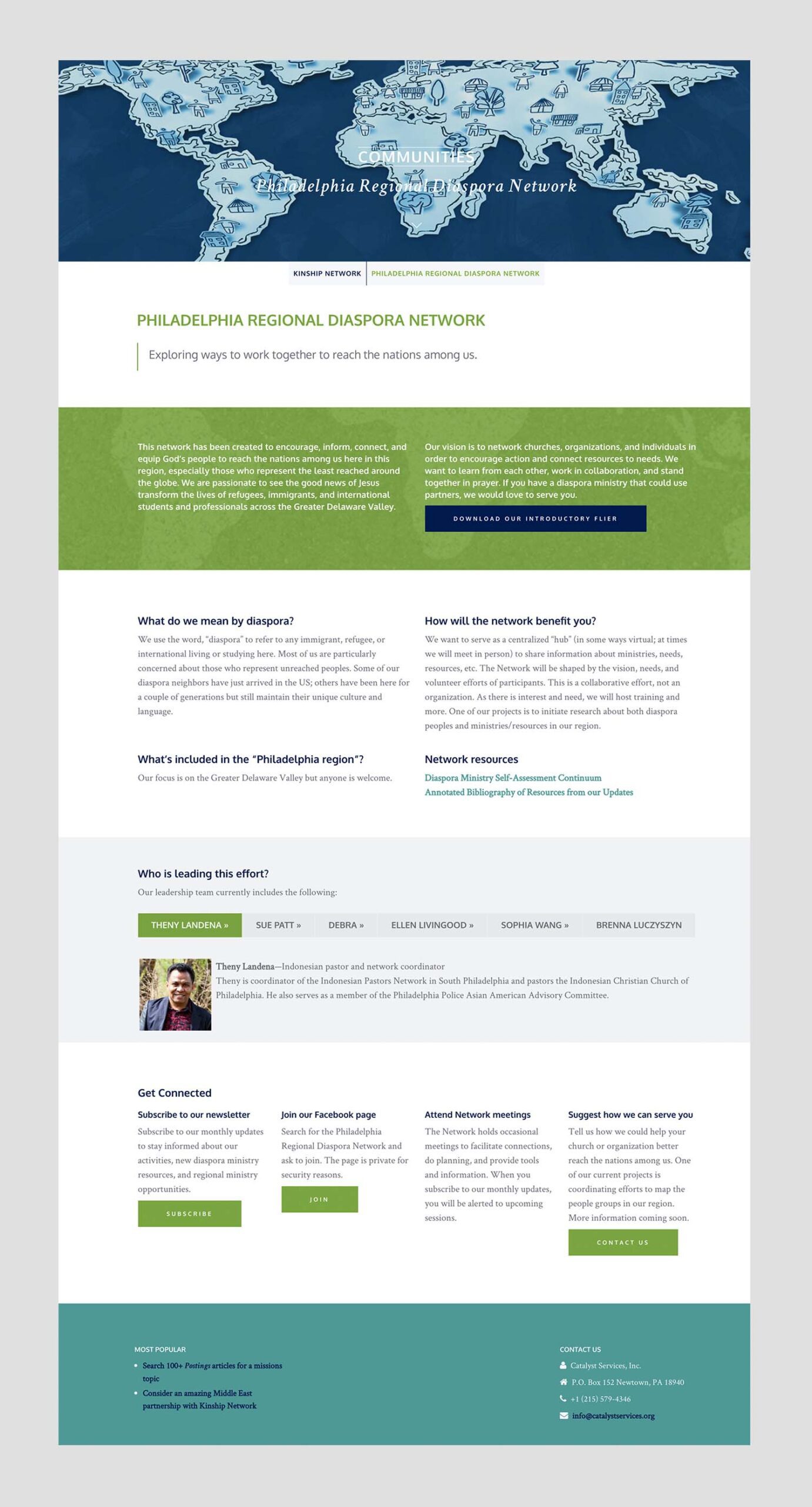ip Catalyst website communities pages mockup by Design Direction llc scaled