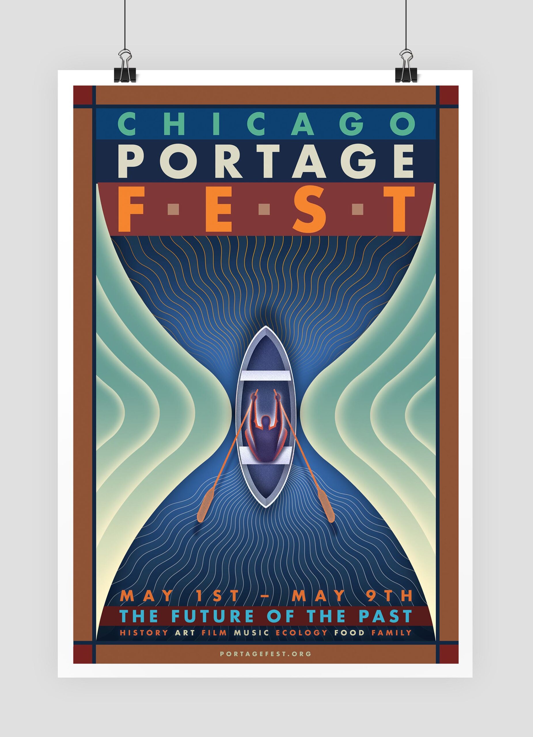 Design Direction Print and Illustration, Chicago Portage Fest