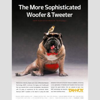 Design Direction Print Advertising, Tannoy Woofer & Tweeter
